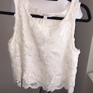 Ella Moss White Floral Top